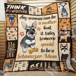 Miniature Schnauzer Dog Quilt Blanket Dhc05021246Td and Home Decor
