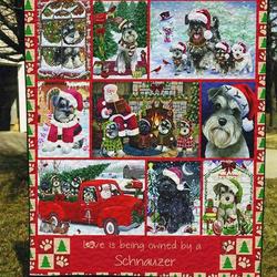 Miniature Schnauzer Quilt Ahy and Home Decor