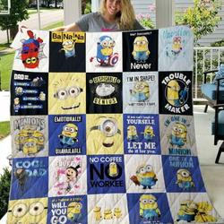 Minion Quilt Blanket M100604  Quilt and Home Decor