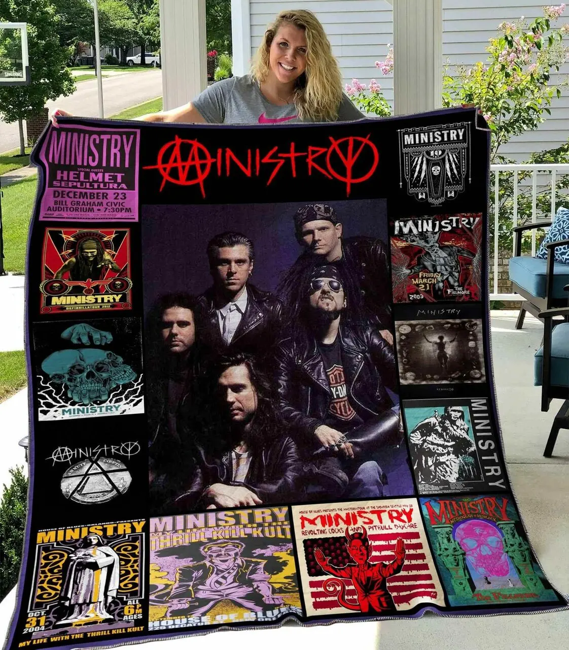 Ministry Ver1 Blanket Th2906 Quilt and Home Decor