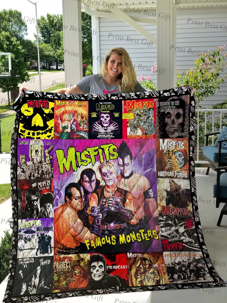 Misfits Albums Cover Poster Quilt and Home Decor