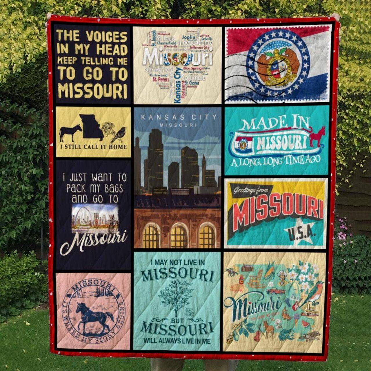 Missouri Cl14100338Mdq Quilt Blanket and Home Decor