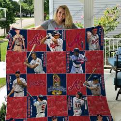 Mlb - Atlanta Braves Quilt Blanket 03 and Home Decor