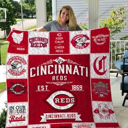 Mlb - Cincinnati Reds Quilt Blanket and Home Decor