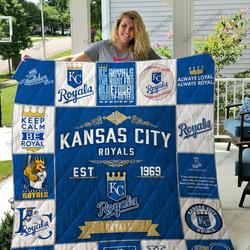 Mlb - Kansas City Royals Quilt Blanket and Home Decor