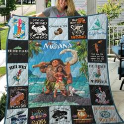 Moana Quilt Blanket  Limited Quilt Blanket and Home Decor