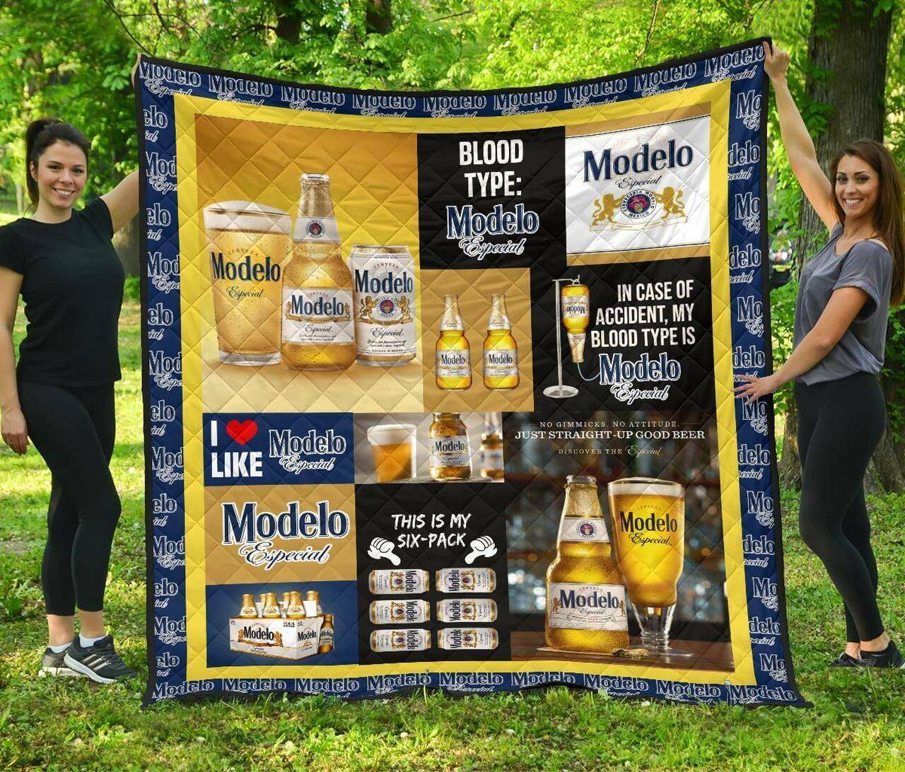 Modelo Especial Funny Gift For Beer Lover Quilt and Home Decor