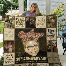 Mofi -A Christmas Story Quilt Blanket Ver 1 and Home Decor