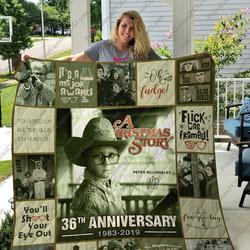 Mofi -A Christmas Story Quilt Blanket Ver 2 and Home Decor