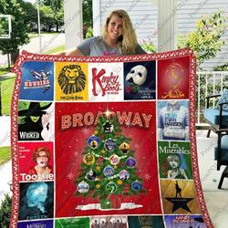 Mofi Broadway Christmas Quilt Blanket For Fans Ver 17 2 and Home Decor