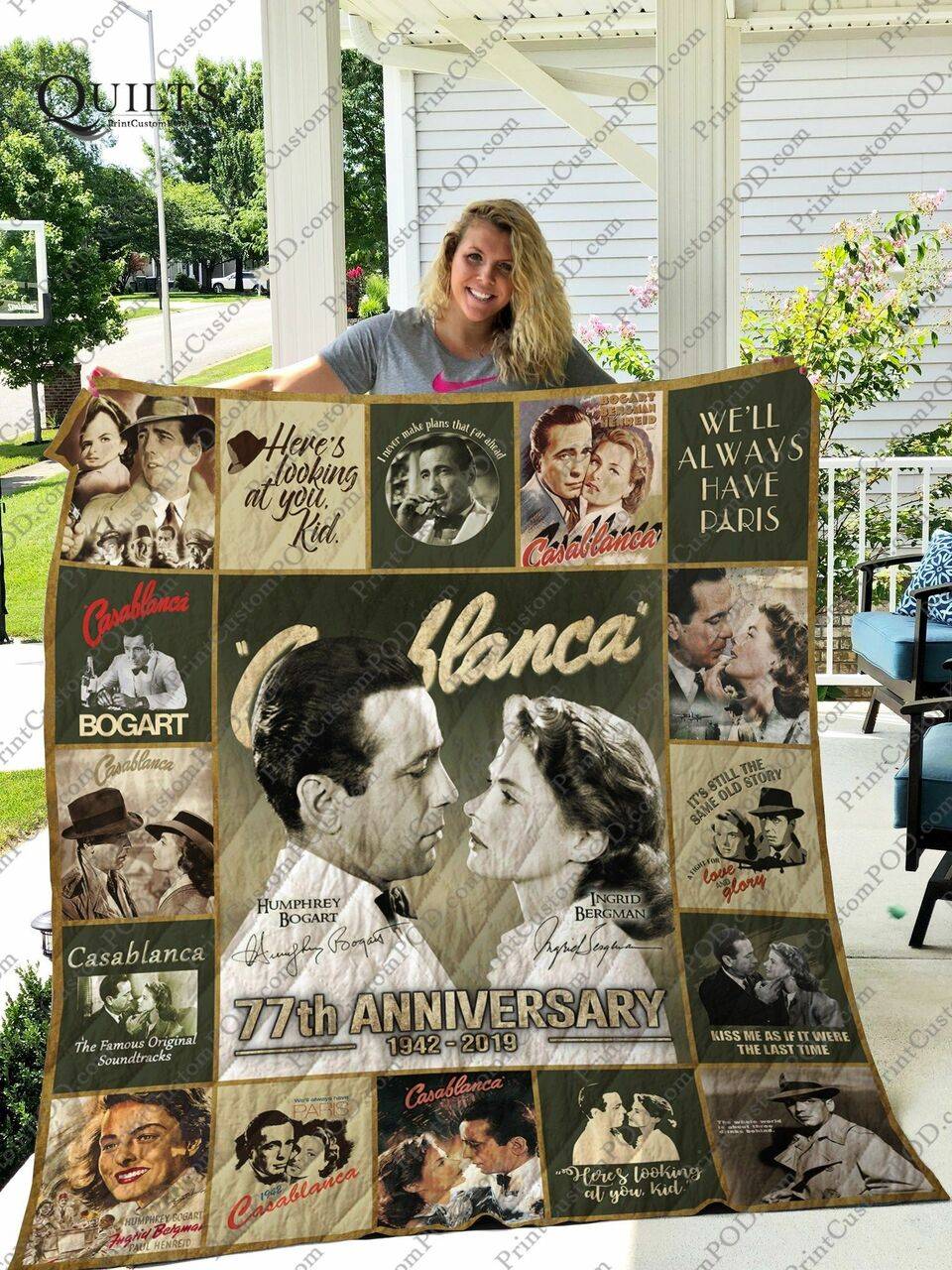 Mofi Casablanca Quilt Blanket and Home Decor