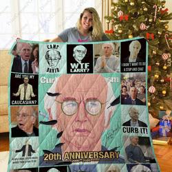 Mofi -Curb Your Enthusiasm Quilt Blanket Ver 1 and Home Decor