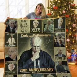 Mofi - Curb Your Enthusiasm Quilt Blanket Ver 17-2 and Home Decor