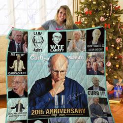 Mofi -Curb Your Enthusiasm Quilt Blanket Ver 2 and Home Decor
