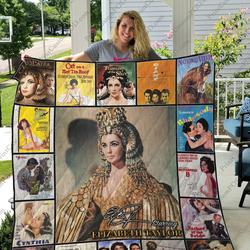 Mofi - Elizabeth Taylor Quilt Blanket For Fans Ver 17 and Home Decor