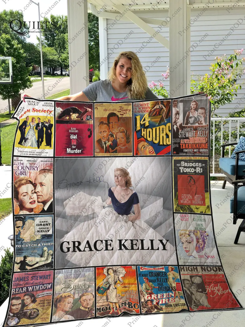Mofi - Grace Kelly Quilt Blanket For Fans Ver 15 and Home Decor