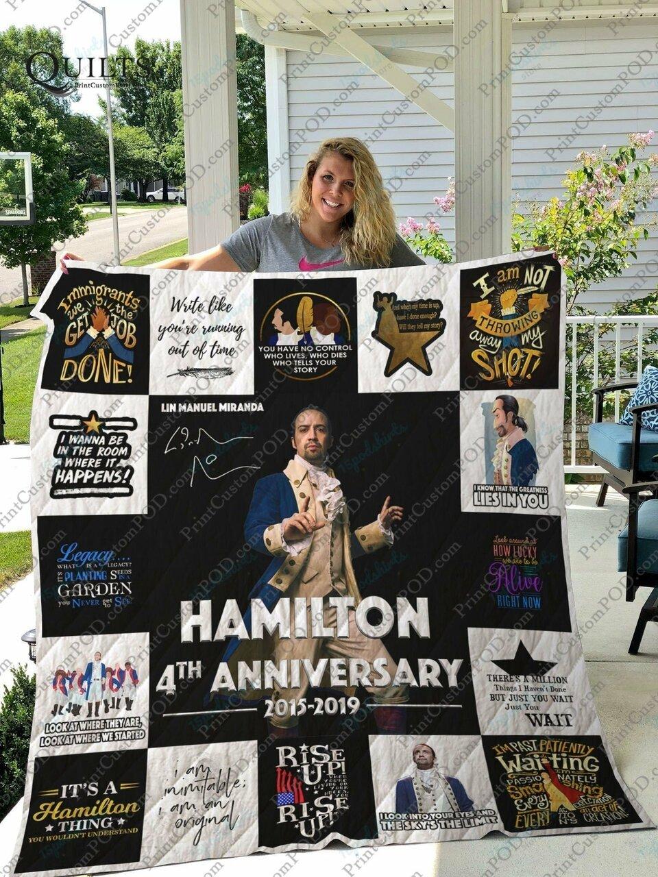 Mofi Hamilton Quilt Blanket For Fans Ver 17 5 and Home Decor