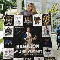 Mofi Hamilton Quilt Blanket For Fans Ver 17 5 and Home Decor