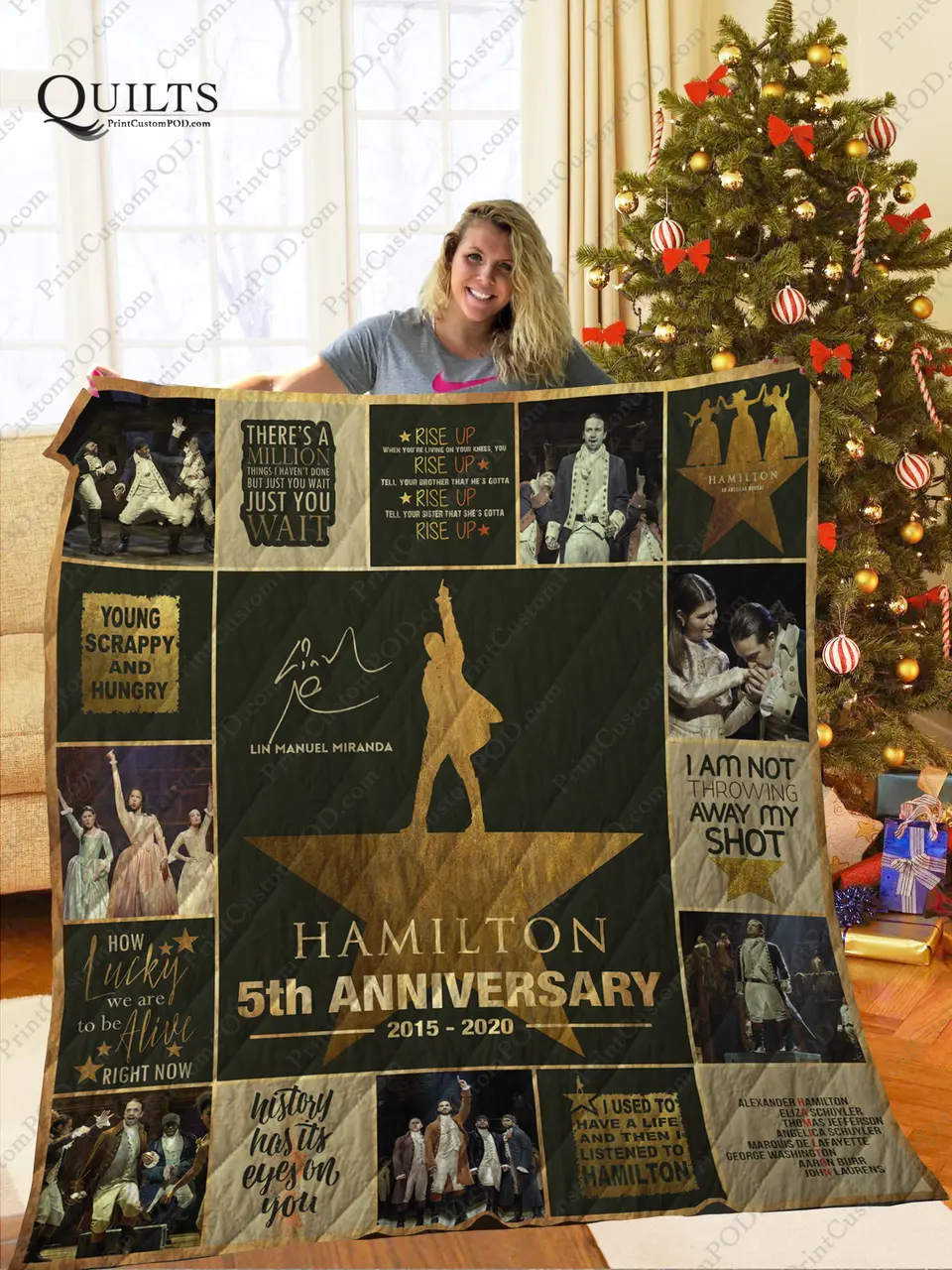 Mofi - Hamilton Quilt Blanket Ver 5 and Home Decor