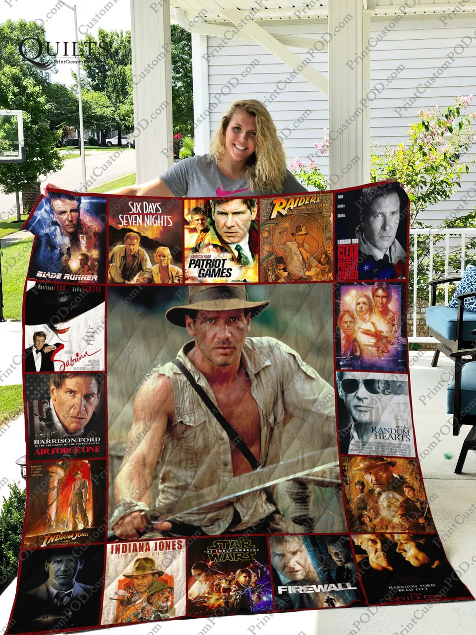 Mofi - Harrison Ford Quilt Blanket For Fans Ver 17-1 and Home Decor