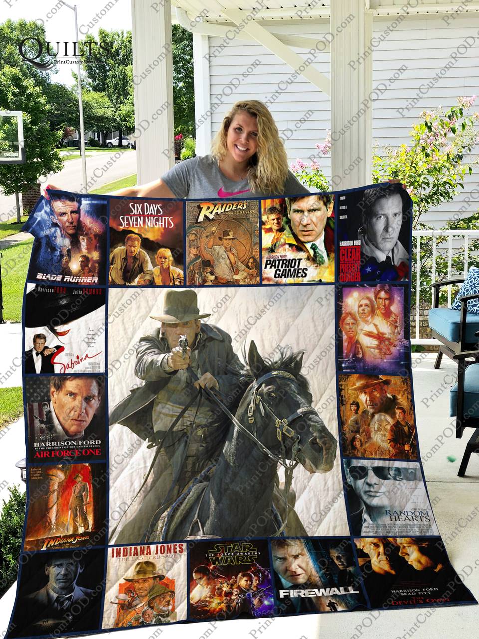 Mofi - Harrison Ford Quilt Blanket For Fans Ver 17-3 and Home Decor