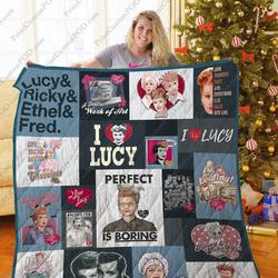 Mofi - I Love Lucy Quilt Blanket Ver 1 and Home Decor