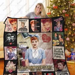 Mofi - I Love Lucy Quilt Blanket Ver 6 and Home Decor