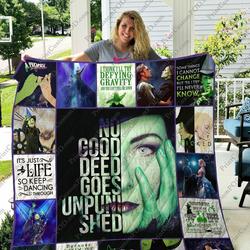 Mofi Idina Menzel Wicked Quilt Blanket For Fans Ver 17 1 and Home Decor