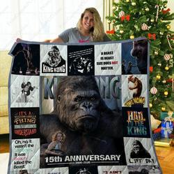 Mofi King Kong Quilt Blanket Ver 2 and Home Decor