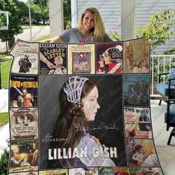 Mofi - Lillian Gish Quilt Blanket For Fans Ver 17 and Home Decor