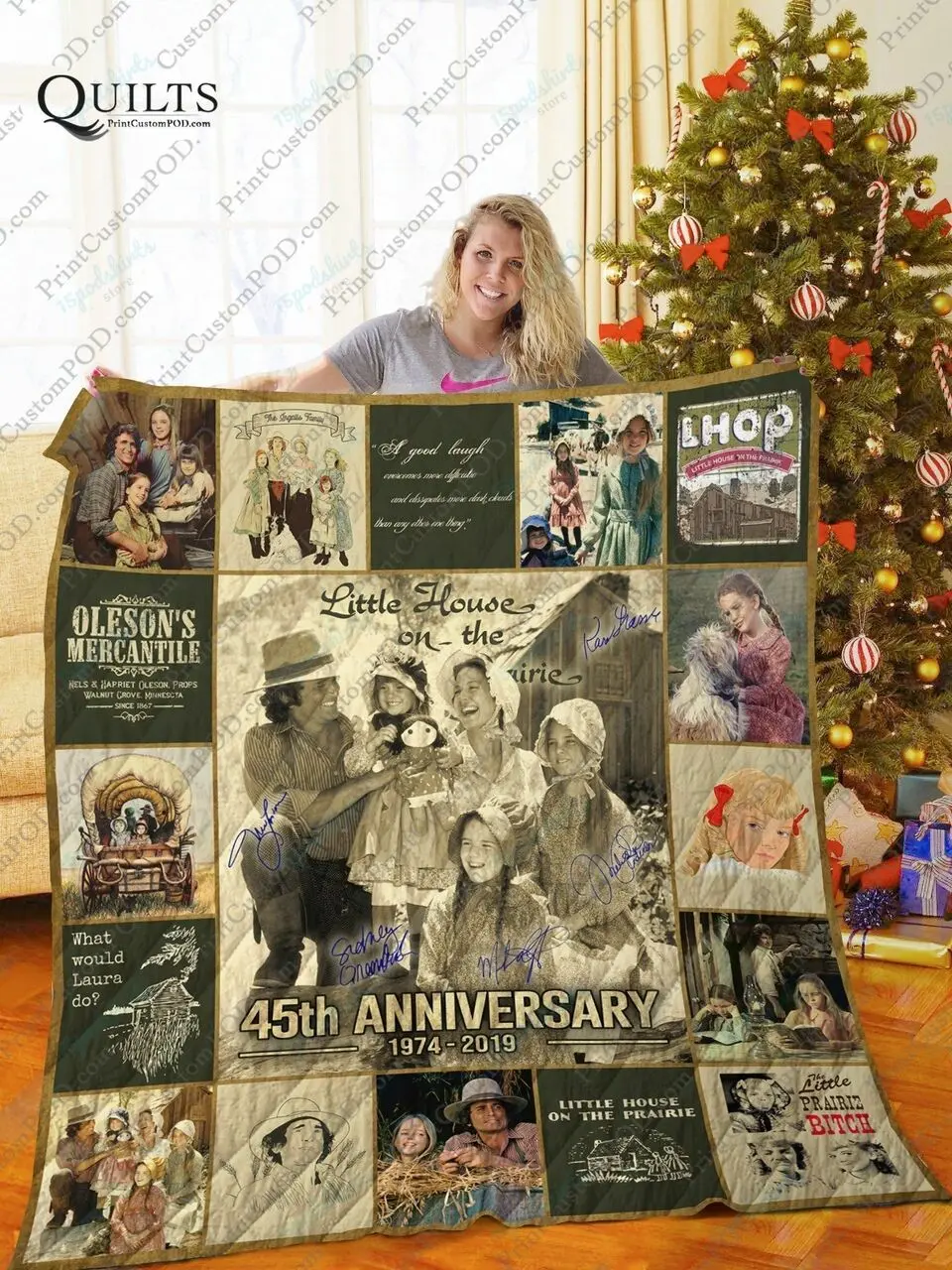 Mofi Little House On The Prairie Quilt Blanket Ver 1 and Home Decor