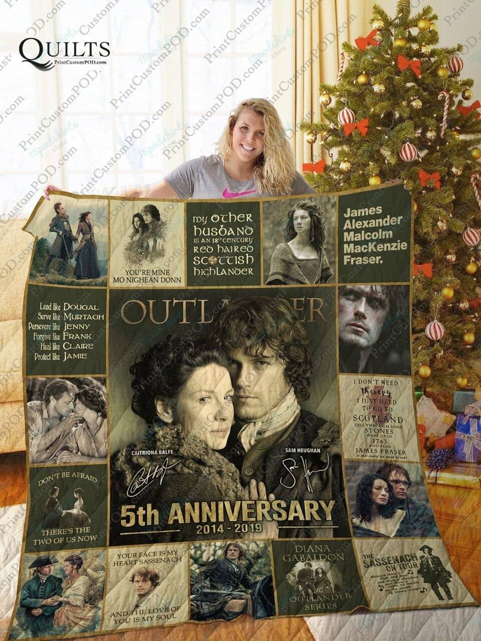 Mofi Outlander 2014 Quilt Blanket Ver 3 and Home Decor