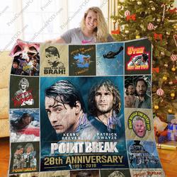 Mofi -Point Break Quilt Blanket Ver 1 and Home Decor