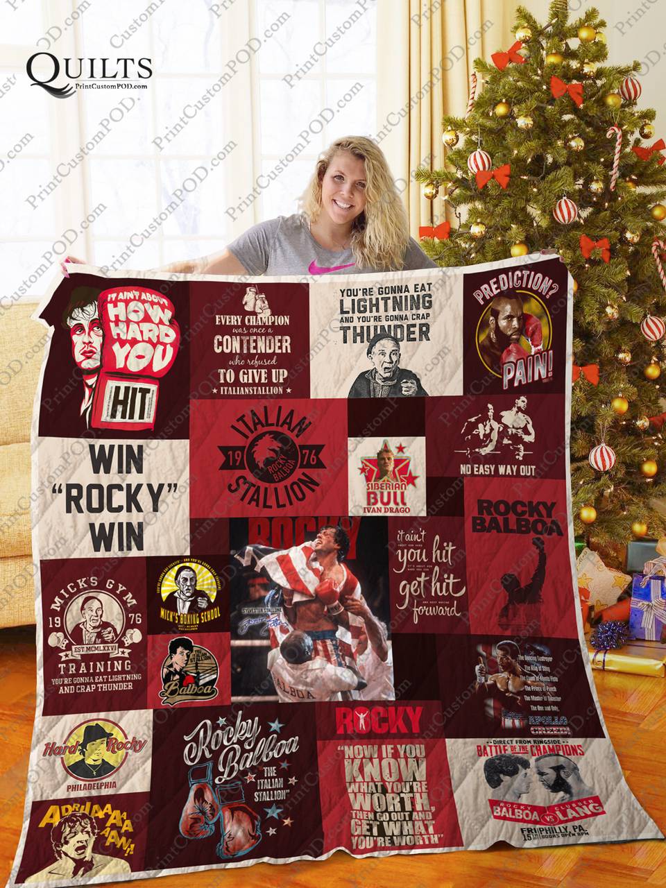 Mofi - Rocky Quilt Blanket Ver 1 and Home Decor