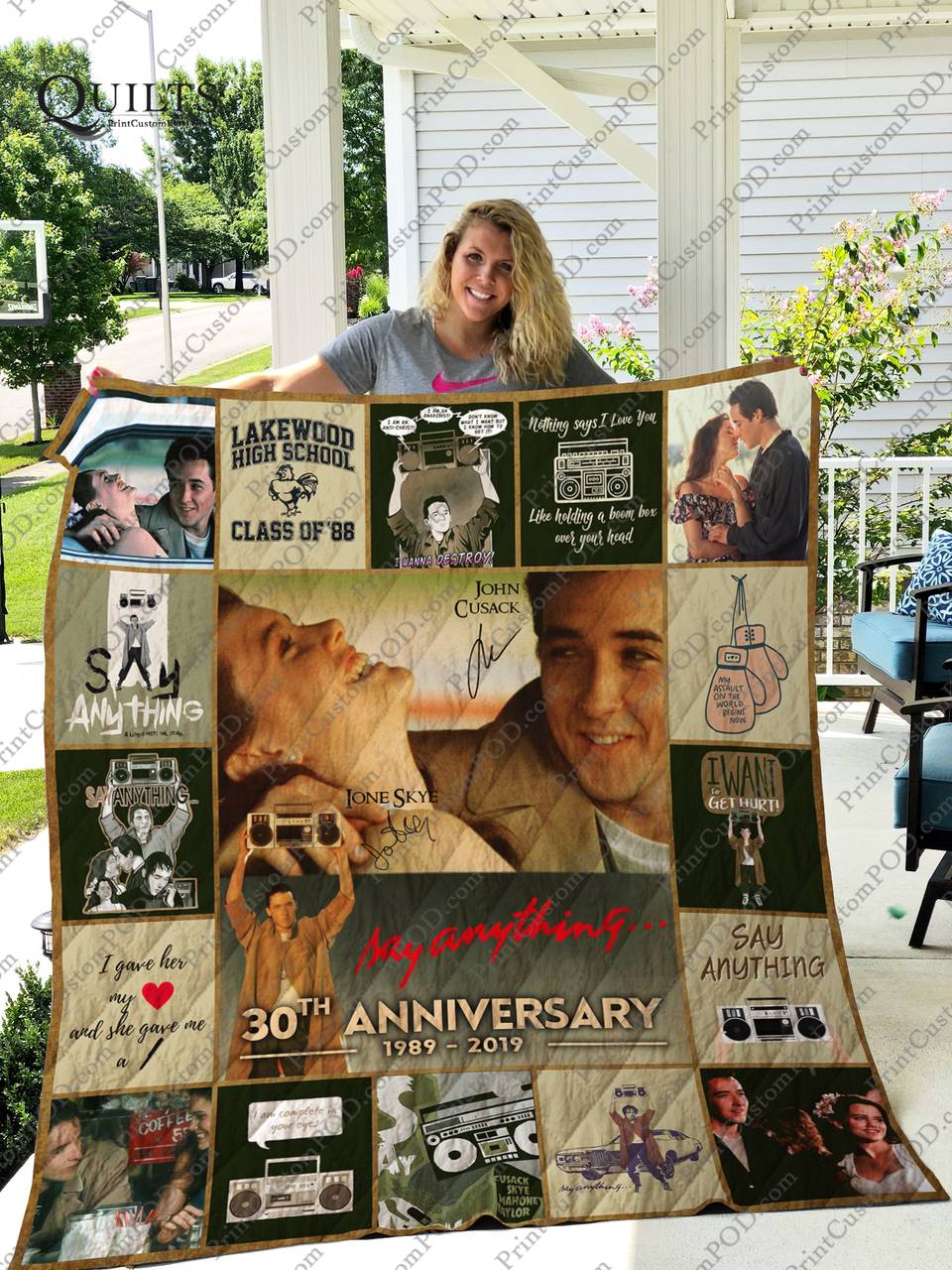 Mofi - Say Anything Quilt Blanket For Fans Ver 17 and Home Decor