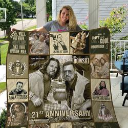 Mofi -The Big Lebowski Quilt Blanket Ver 2 and Home Decor
