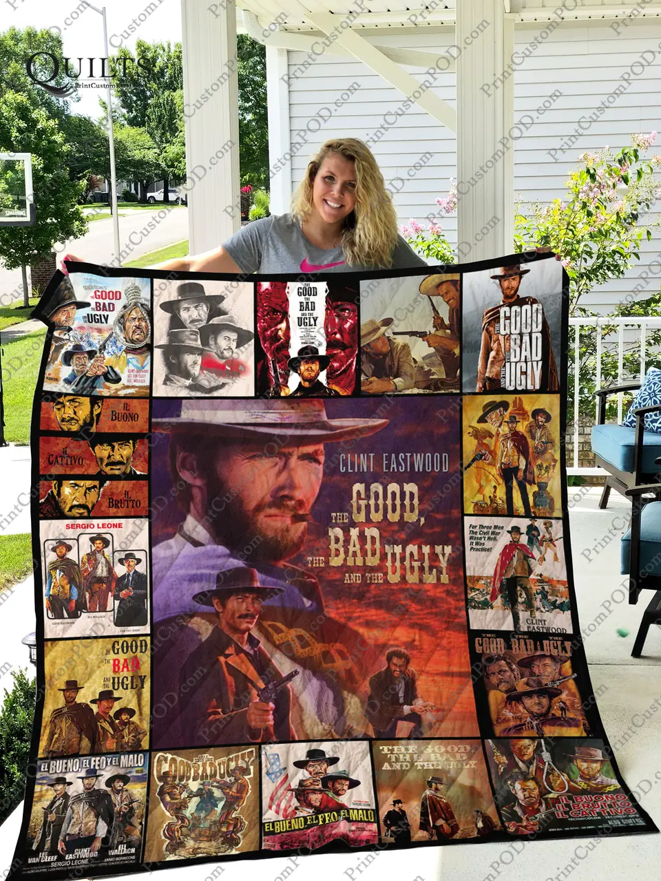 Mofi - The Good, The Bad, The Ugly Quilt Blanket For Fans Ver 17 and Home Decor