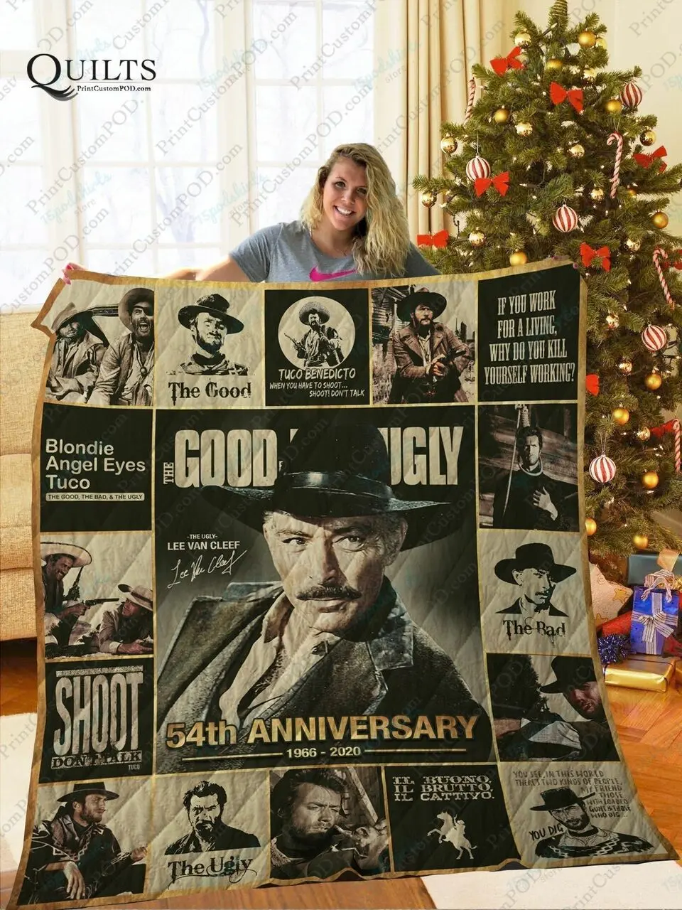 Mofi The Good The Bad The Ugly Quilt Blanket Ver 17 1 and Home Decor