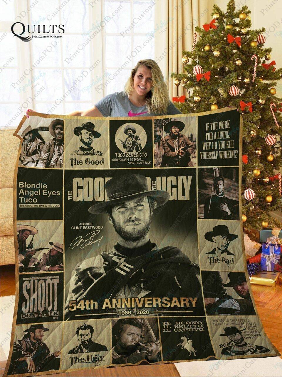 Mofi The Good The Bad The Ugly Quilt Blanket Ver 17 2 and Home Decor