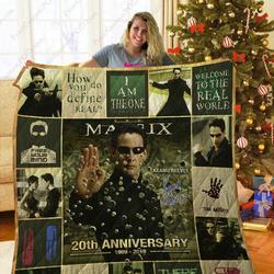 Mofi The Matrix Trilogy Quilt Blanket Ver 1 and Home Decor