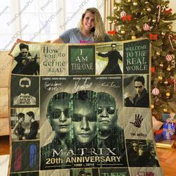 Mofi -The Matrix Trilogy Quilt Blanket Ver 2 and Home Decor