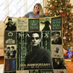 Mofi -The Matrix Trilogy Quilt Blanket Ver 3 and Home Decor