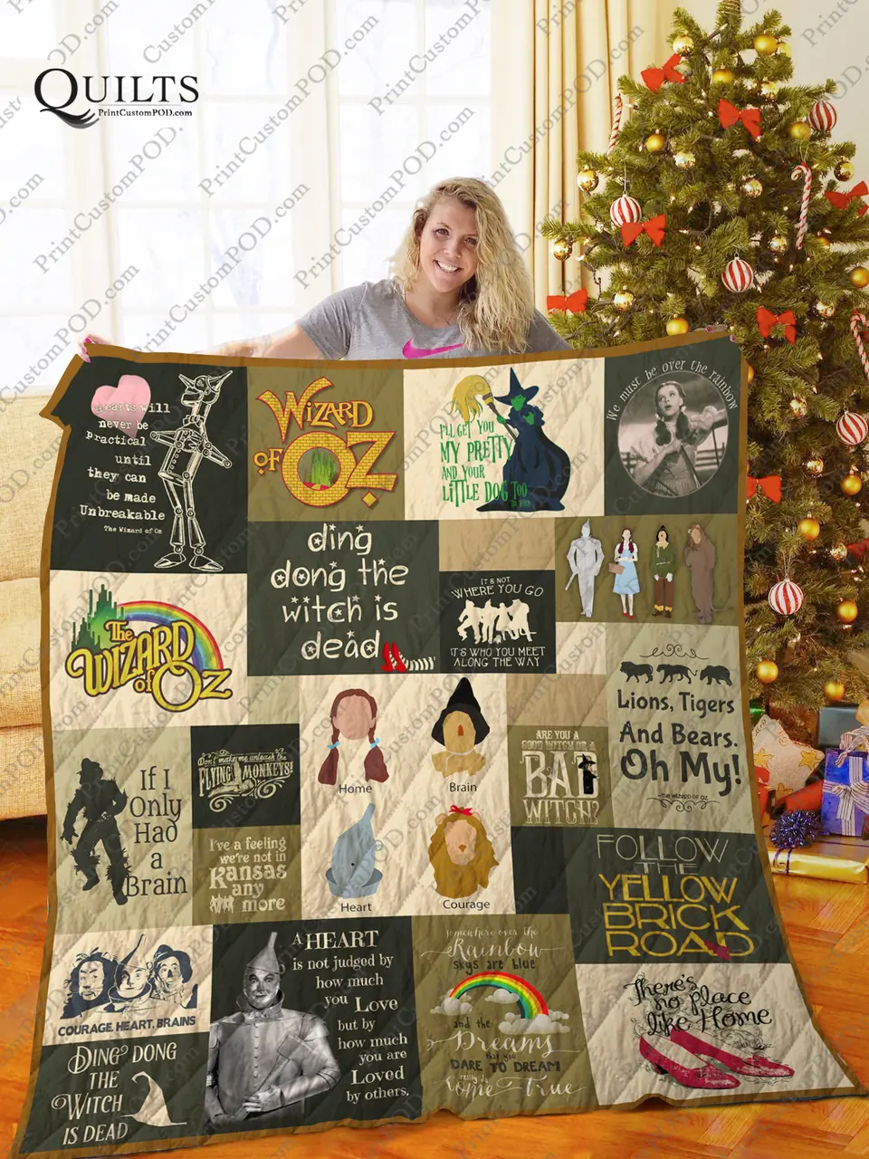 Mofi - The Wizard Of Oz Quilt Blanket Ver 2 and Home Decor