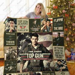 Mofi Top Gun Christmas Quilt Blanket Ver 17 and Home Decor