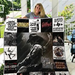 Mofi - Urban Cowboy Quilt Blanket For Fans Ver 17-2 and Home Decor
