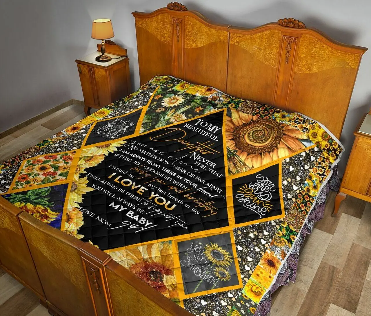 Mom To Daughter Quilt Blanket DHC02011163DD and Home Decor