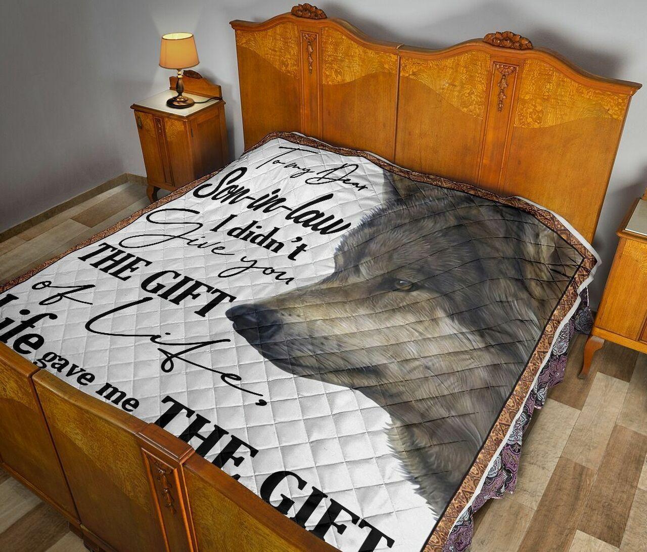 Mom To Son In Law Quilt Itr and Home Decor
