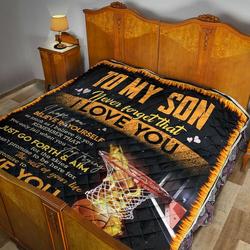 Mom To Son Quilt Pbz and Home Decor