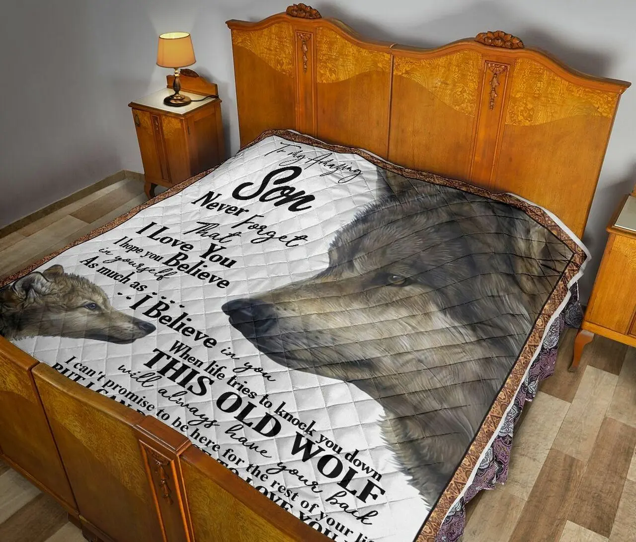 Mom To Son Quilt Ulf and Home Decor