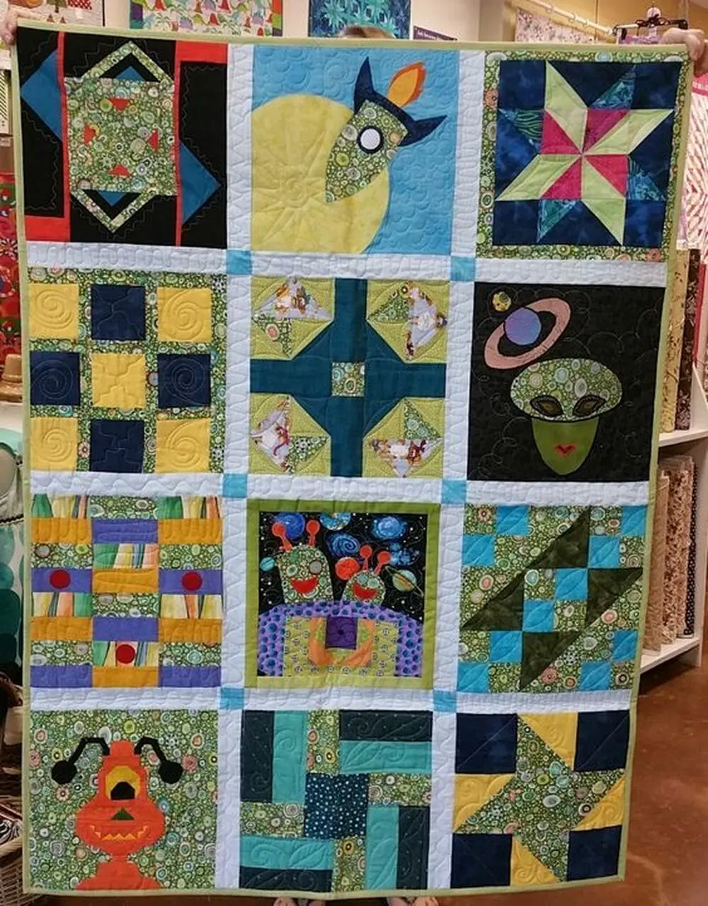 Monster Clp280629 Quilt Blanket and Home Decor